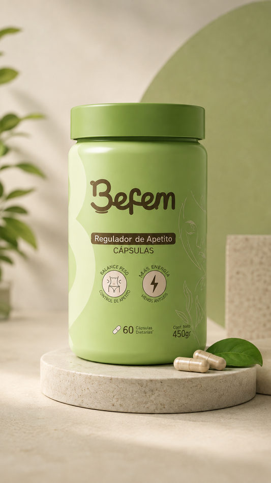 BEFEM – CÁPSULAS PARA EL CONTROL DEL APETITO Y LA SACIEDAD