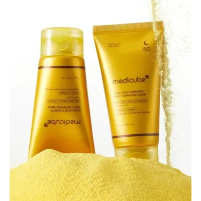 MEDICUBE - Kojic Acid Turmeric Night Wrapping Mask 75 ml